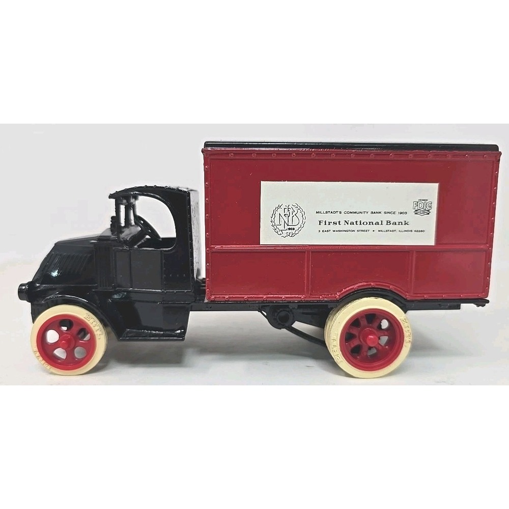 Ertl Millstadt First National Bank 1926 Mack Bulldog Coin Bank Truck Vintage